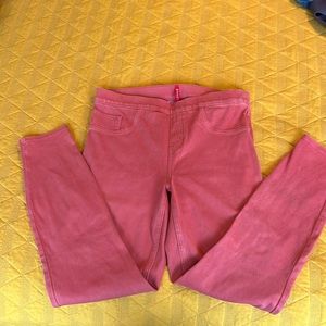 Spanx jegging pinkish color
